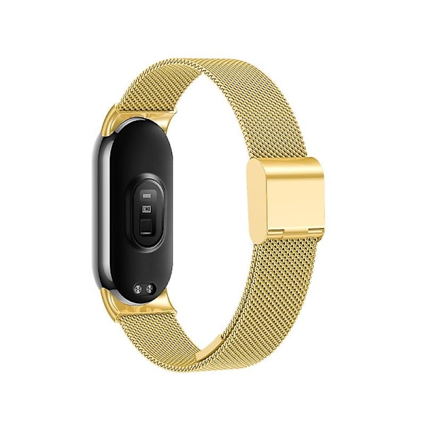 Guld Spænde Metal Urrem kompatibel med Xiaomi Mi Band 8