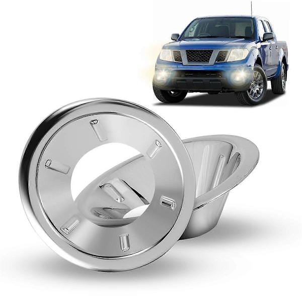 Front Tåkelys Deksel Abs Krom for Navara / D40 07-13