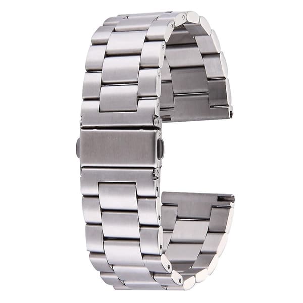 Silver Silver kompatibel med Fitbit Blaze Rostfritt Stål Klockarmband