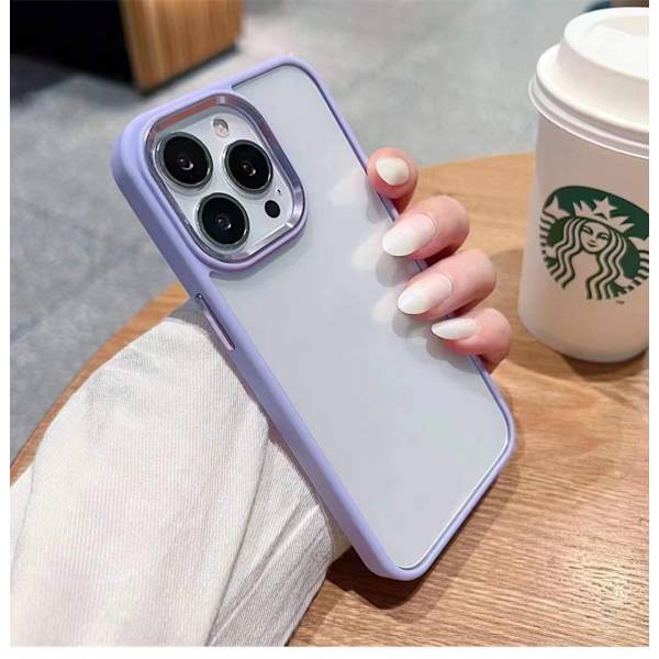 Kotelo iPhone 14/15 Plus Clear Clear Light Purple
