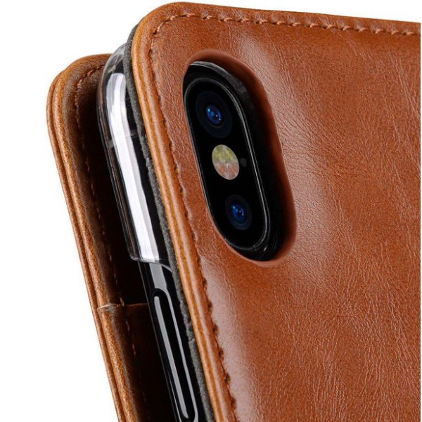 Melkco Wallet Case Plånboksfodral iPhone X / XS - Brun