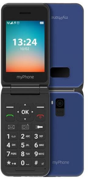 MYPHONE Flip LTE svart mobiltelefon