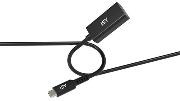 USB-C - HDMI-kabel/adapter ISY IHD-9030 15cm svart