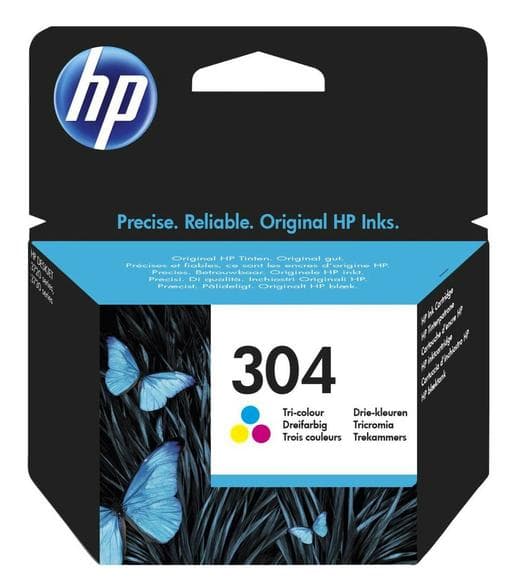 HP 304 Instant Ink-patron trefärgad N9K05AE