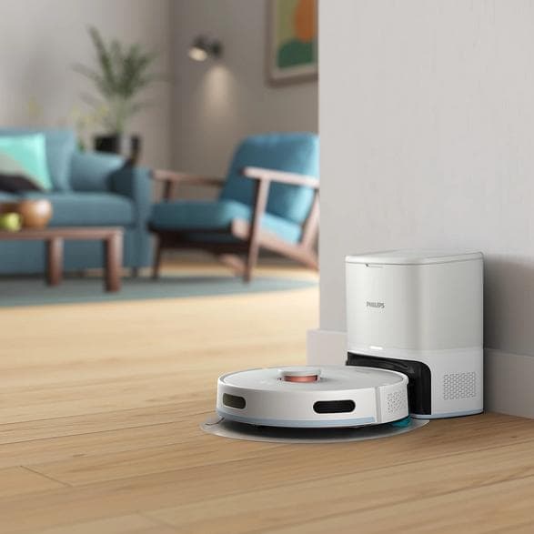 PHILIPS XU2100/25 Vit dammsugare och mopprobot