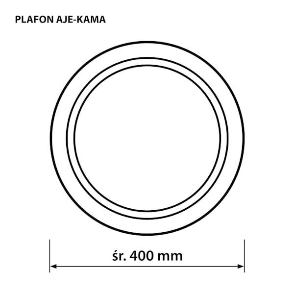 Plafon LED Activejet AJE-KAMA 24W