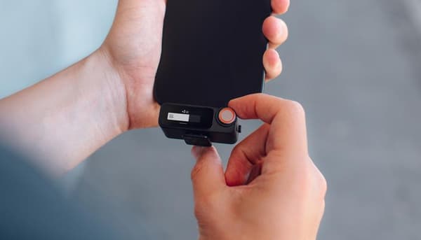 DJI Mic 3 Trådlöst Mikrofonsystem (1TX + 1 RX) Svart