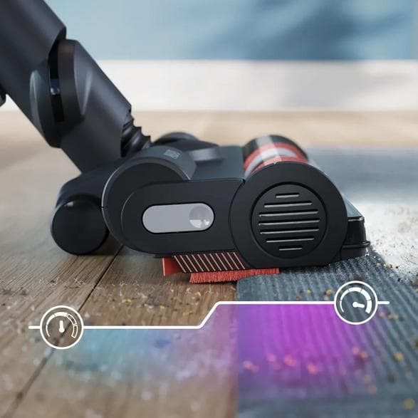 PHILIPS XC7167/01 Sladdlös Dammsugare Stål Gul