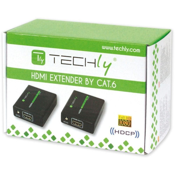 TECHLY EXTENDER HDMI HD 3D PO RJ45 DO 60M