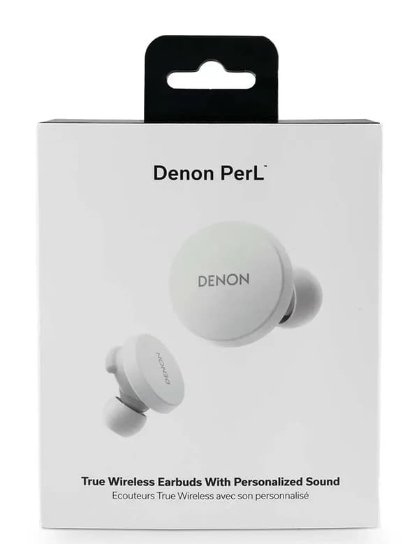 DENON PerL Trådlösa Hörlurar Vita