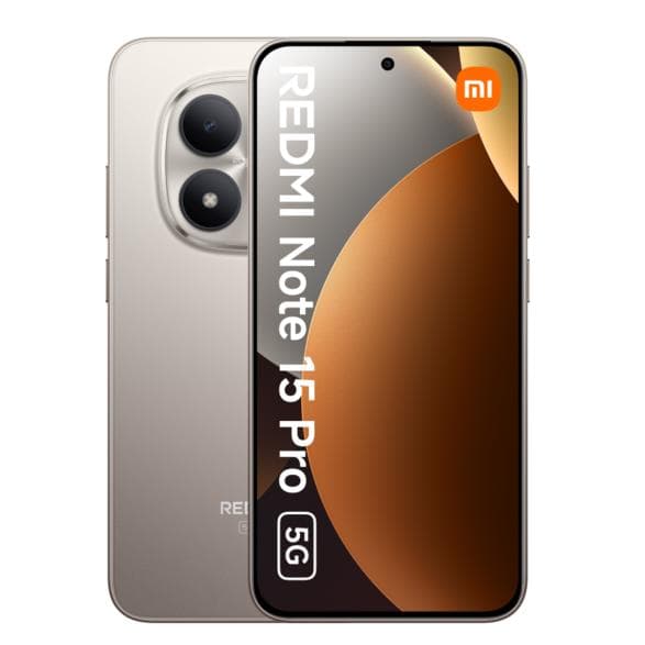 XIAOMI Redmi Note 15 Pro 5G Smartphone 8GB/256GB Grå (Titan)