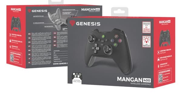 GENESIS Manganese 400 Trådlös Handkontroll Svart