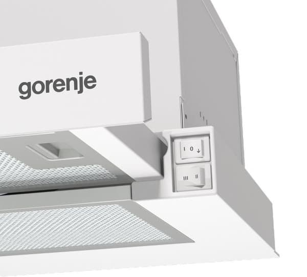 GORENJE TH60E3W Vit Teleskopisk Köksfläkt