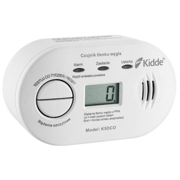 Kidde K5DCO DPM Kolmonoxidsensor med LCD-skärm