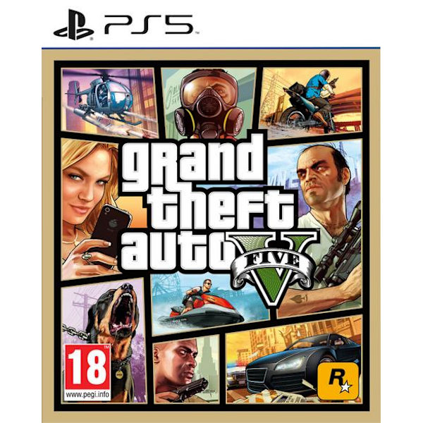 PS5 Grand Theft Auto V-spel