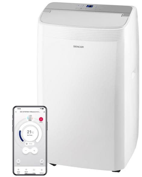 SENCOR SAC MT9078CH Bärbar Luftkonditionering Vit