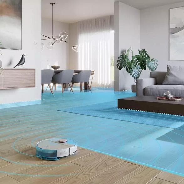 PHILIPS XU7000/02 AQUA 7000 Vit dammsugare och mopprobot