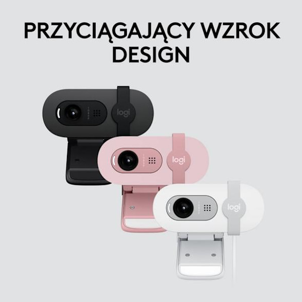 LOGITECH Brio 100 Webbkamera Grafit 960-001585