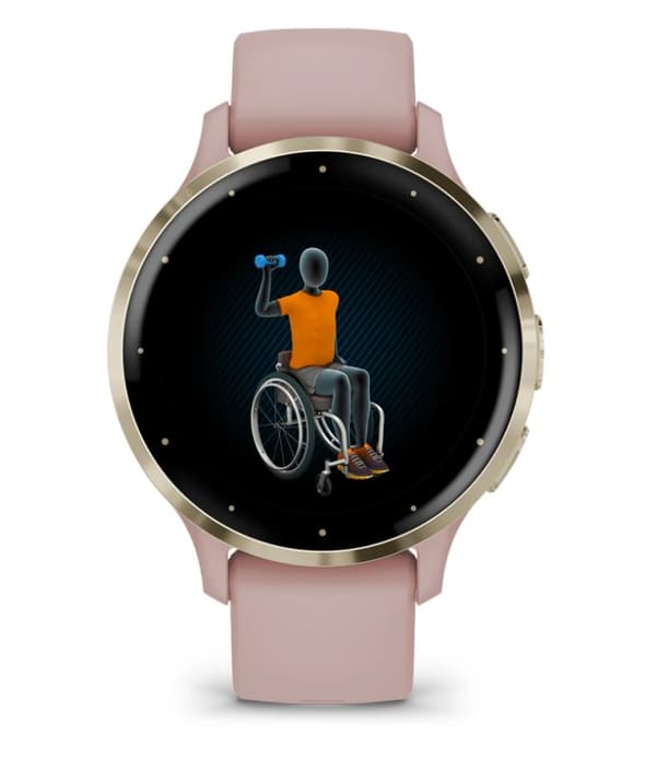 Garmin Venu 3S GPS Wi-Fi Dust Rose   Soft Gold