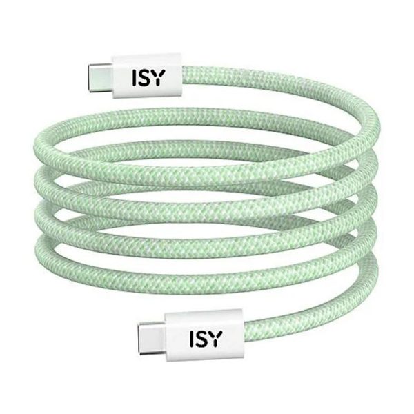 USB Typ C-kabel ISY IUC-5400-GR 1m Magnetisk Grön