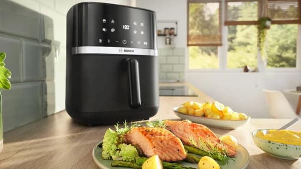 Magerfritös Airfryer BOSCH MAF462B1 2050 W 6,1 L 7 automatiska program Svart