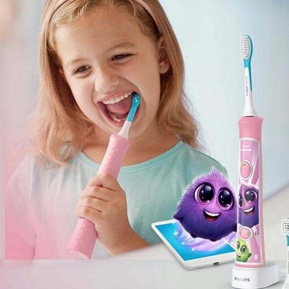 PHILIPS SONICARE HX6352/42 Barn Rosa Sonisk Tandborste