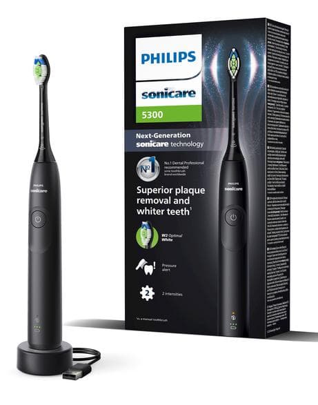 PHILIPS SONICARE 5300 HX7101/01 Svart tandborste