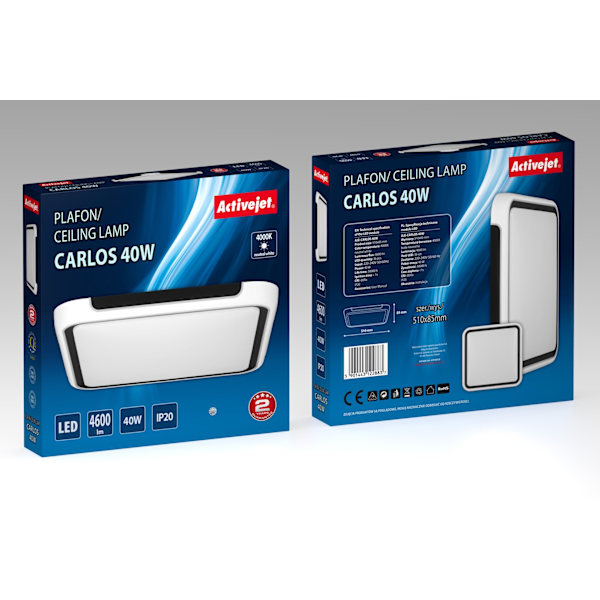 Plafon LED Activejet AJE-CARLOS 40W