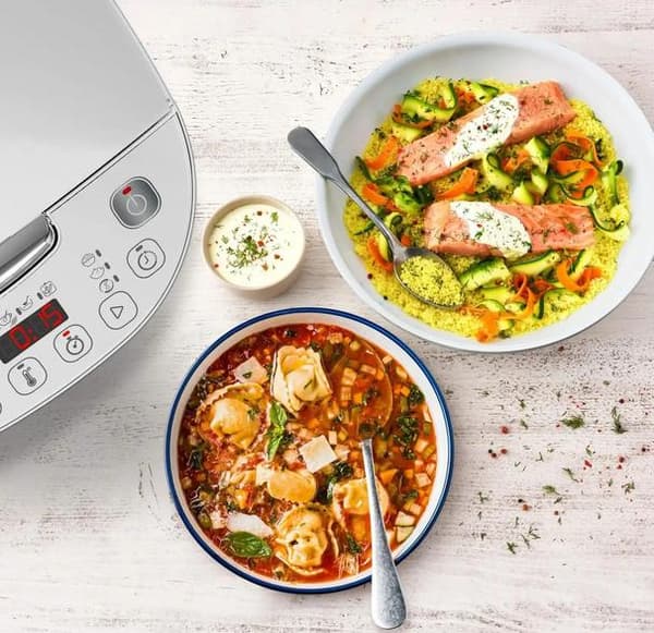 TEFAL RK6221E1 Multikokare Vit och Guld