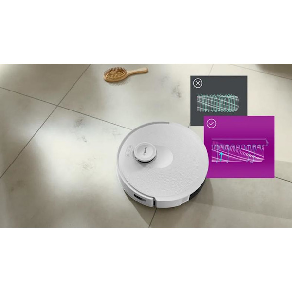 BOSCH BCRC1W Vit dammsugare och mopprobot