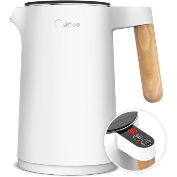 MIDEA MK-HE1533 Vattenkokare Vit