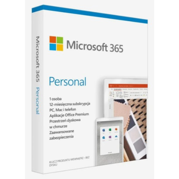 Microsoft 365 Personal PL P10 1Y 1User/5Devices Box