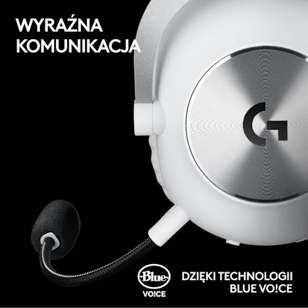 LOGITECH G Pro X2 Lightspeed Vita Hörlurar