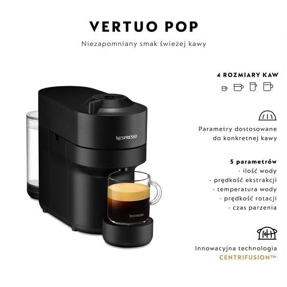 DE LONGHI-NESPRESSO ENV90.B Vertuo Pop kapselmaskin