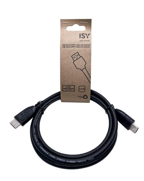 ISY IHD-1300 HDMI-kabel med hög hastighet 1,3 m