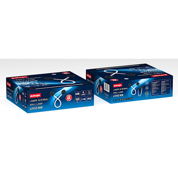 Lampa ścienna LED Activejet AJE-LIVIO NW b.neutral