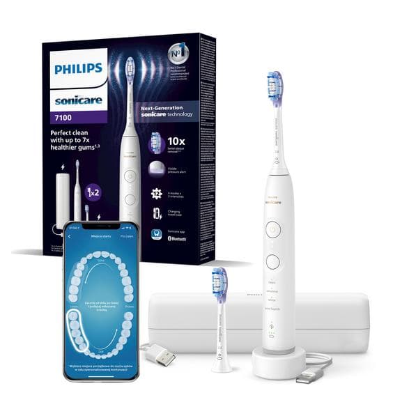 PHILIPS SONICARE Tandborste Sonicare 7100 HX7420/02 Vit
