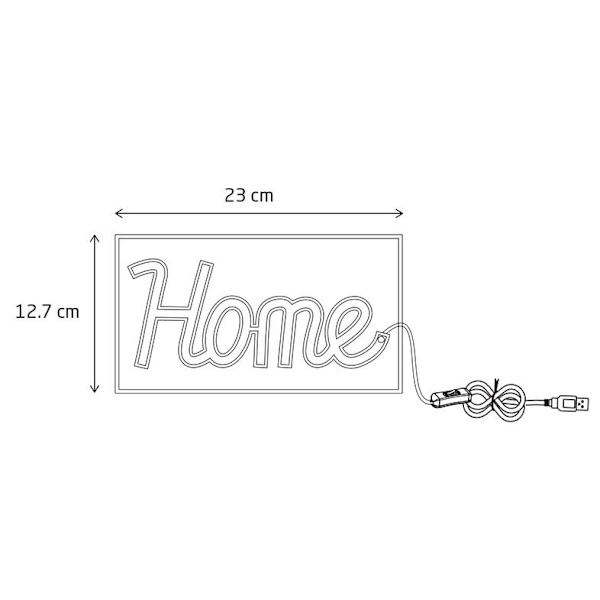 Neon ISY IDL 1002 Hem LED Gul