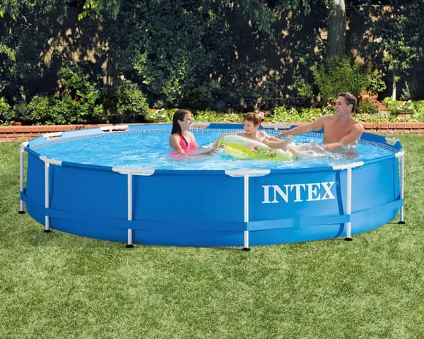 Trädgårdspool med ram 366 x 76 cm 6-i-1 INTEX 28210