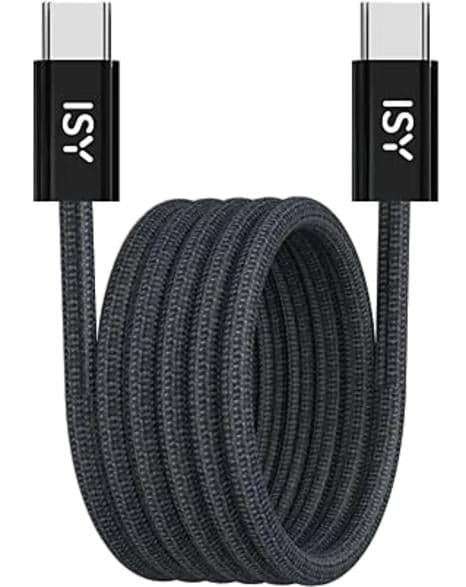 USB Typ C-kabel ISY IUC-5400-BK 1m Svart