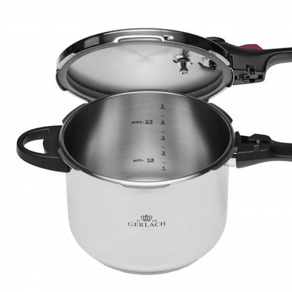 GERLACH First tryckkokare 6l 22cm