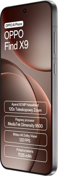 OPPO Find X9 5G Smartphone 12GB/512GB Grå