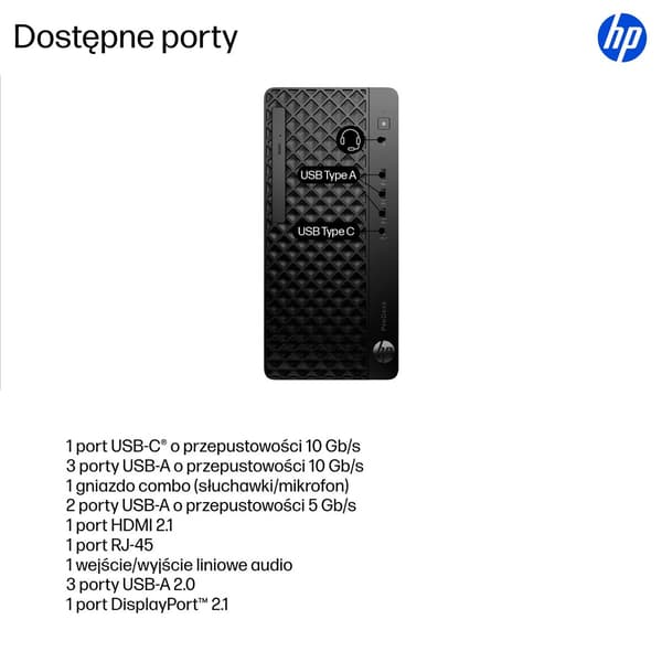 HP ProDesk 4 Tower G1i U5 225 16 512 INT W11P