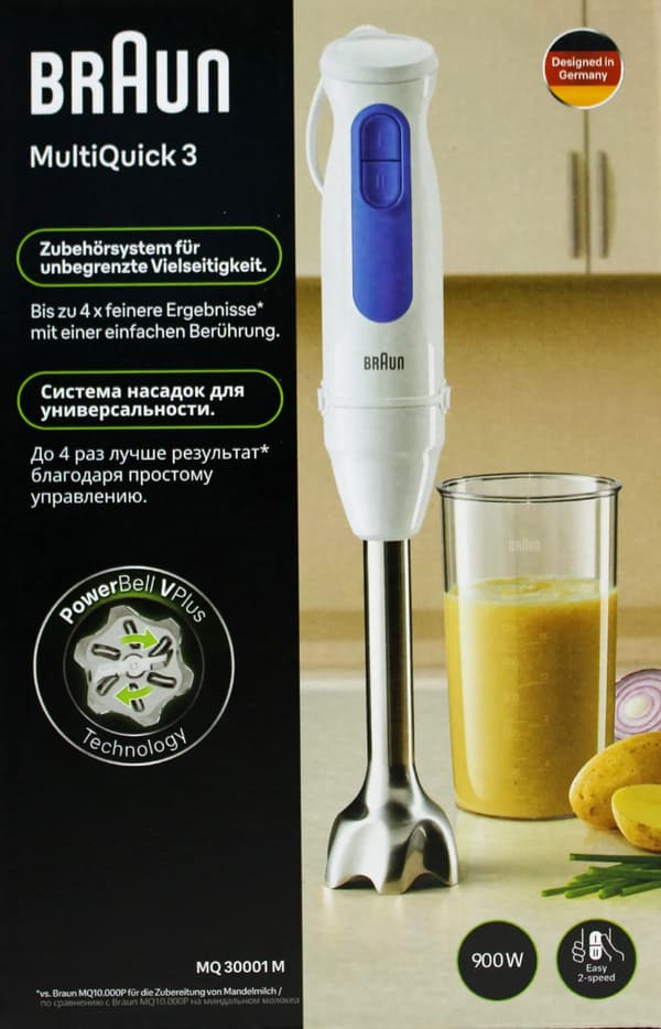 BRAUN MultiQuick 3 stavmixer MQ30.001.MWH vit