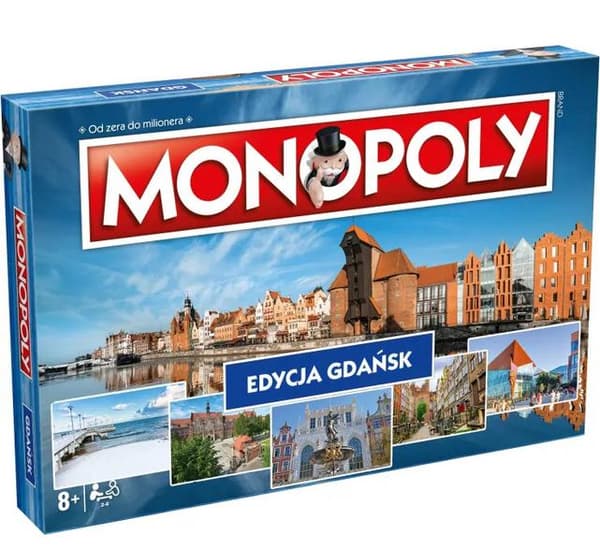VINNANDE TRÄK Monopol Gdańsk brädspel