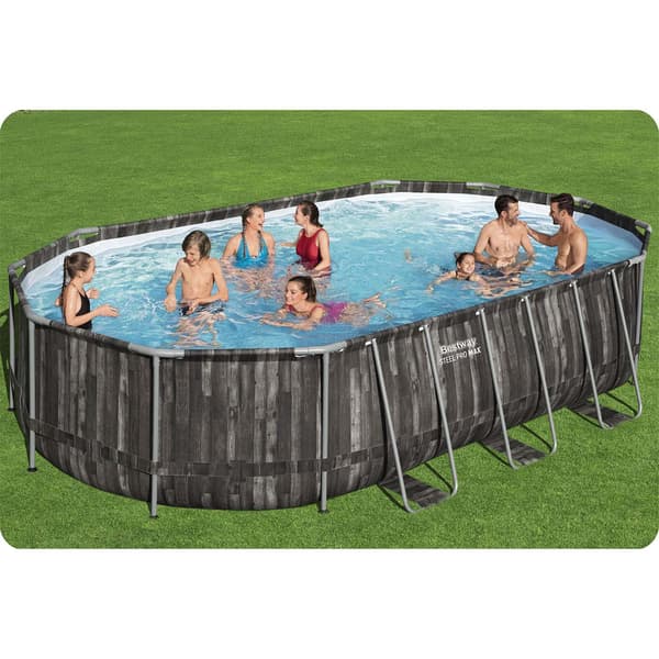 Trädgårdspool med ram 610 x 366 x 122 cm 12-i-1 Bestway 5611R