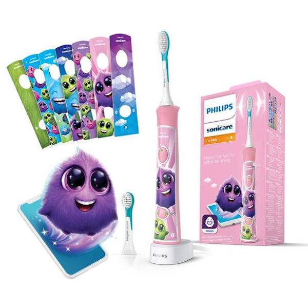 PHILIPS SONICARE HX6352/42 Barn Rosa Sonisk Tandborste