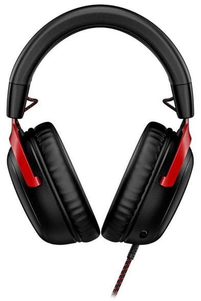 HYPERX Cloud III Trådbundna Gaminghörlurar Svarta och Röda