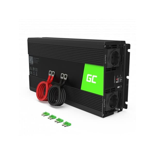 GREEN CELL PRZETWORNICA INV21 24V-230V 3000W/6000W