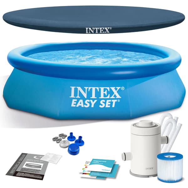 Trädgårdsutbyggnadspool 305 x 76 cm 4-i-1 INTEX 28122